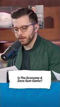 Is The Economy A Zero-Sum Game?
