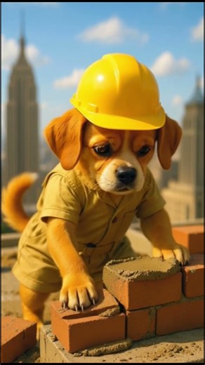 A dog was painting and two of his friends mischievously pushed him after which they were bathing him