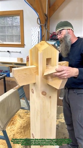 INSANE Timber Joint Locks Beams Without Metal! 🪵🔥