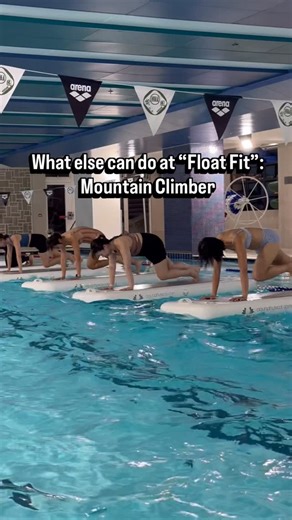 AquaFitnessHongKong on Instagram: "At “Float Fit”, working out isn’t just about pushing your limits it’s about taking your fitness routine to a whole new level!❤️‍🔥❤️‍🔥❤️‍🔥 Now, I’m diving into the **Mountain Climber**—a killer move that fires up your core and legs while getting that heart pumping! ✨ But here’s the twist: when you do Mountain Climbers on “Float Fit” the wobbly water surface forces you to focus and work even harder. Talk about an upgrade in difficulty and intensity! 🏋️‍♂️ Are