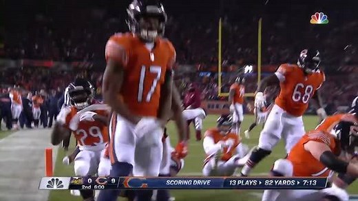 Chicago Bears rookie WR Anthony Miller makes an IMPRESSIVE catch for the touchdown! 📺: #MINvsCHI Sunday Night Football on NBC | NFL