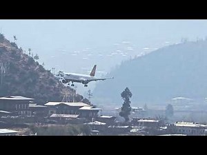 INSANE Airbus A319 Landing at Paro Airport, Bhutan! | The Most Challenging Approach!!!