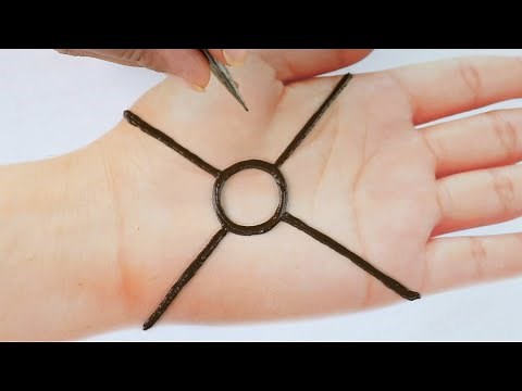 latest Mehendi design front hand Simple Henna designs 2021 - Easy Mehndi design for hands