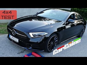 Mercedes CLS 400d 4x4 test on rollers- CarCaine