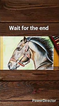 How to draw a realistic horse #drawing #horsedrawing #viral #popular