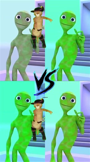Alien dance👽 1vs1vs1vs1 battle in coffin #funny