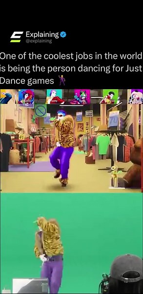 In games like Just Dance, the dances aren’t randomly animated or made by computers. Ubisoft works with real professional dancers and choreographers who create full routines and perform them in a studio. 💃 Those performances are then recorded using motion capture or video-based tracking, and the movements are translated into the in-game characters you see.￼ In fact, the dancers often perform the choreography while holding the same type of controller players use, so the game can accurately match 