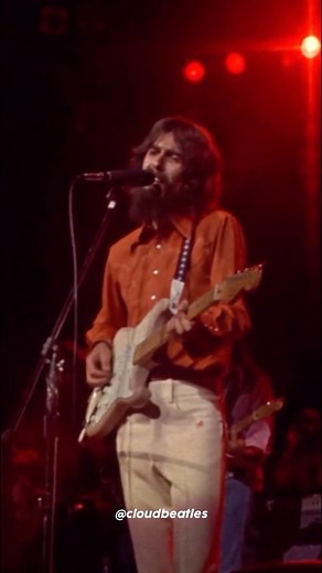 cloud beatles | George Harrison - Something The Concert For Bangladesh (1st August 1971) Source : Kitsu Beatles (Youtube) #thebeatles #johnlennon... | Instagram