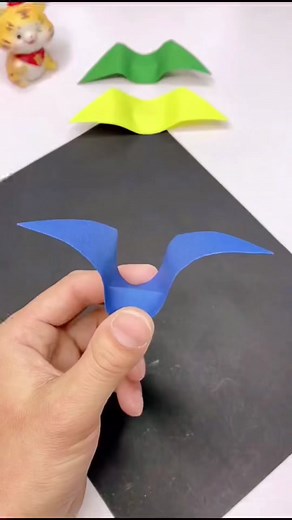 #fyp #handmade #diy #craft #origami #paper #easy #bat