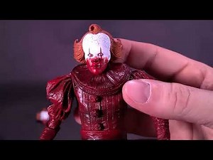 NECA IT Welcome To Derry Ultimate Blood Pennywise Action Figure Review | ‪@TheReviewSpot‬