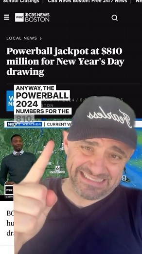 Time to go viral :) 3-10-13-14-17 and powerball is 28 … oh and the important part … have perspective in 2024, let’s simplify things ❣️❣️❣️❣️❣️⭐️ ps: imagine lol 😂 we would be on tilt | Gary Vaynerchuk