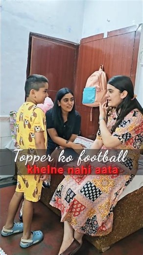 Topper ko football khelne nahi aata😂 #physicswallah #alakhsir #class10 #pw #samridhimam #shorts