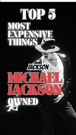 Top 5 Most Expensive Things Michael Jackson Owned 😱💰