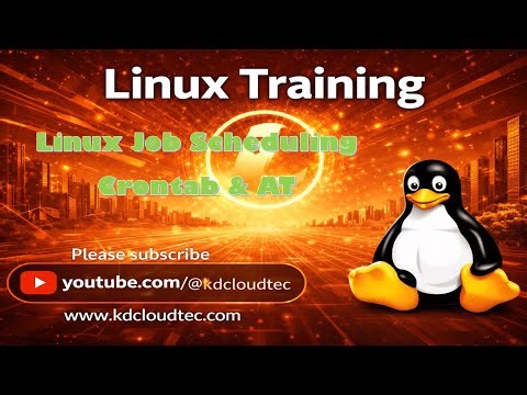 Linux Topic 11 - Linux Crontab & AT