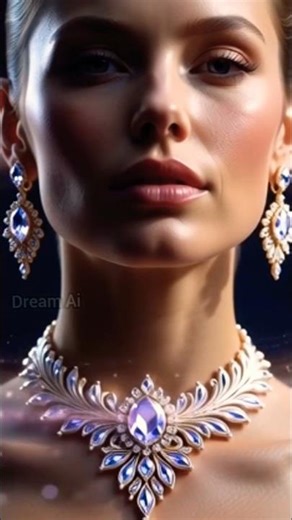 Luxury AI Jewelry 💎 Elegant Necklace & Earrings Set