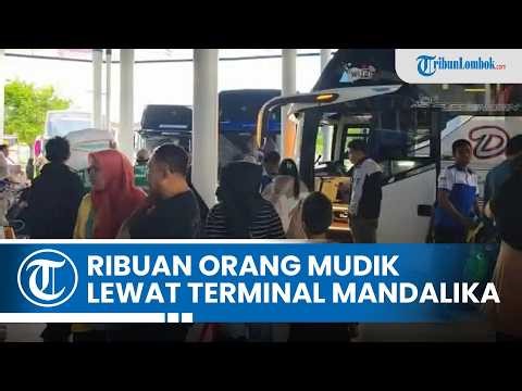 MUDIK 2026: Ribuan Orang Mudik Tinggalkan Mataram Lewat Terminal Mandalika