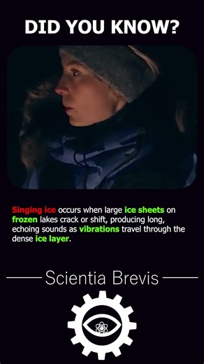 Ice sings🧊 #shorts #science #technology