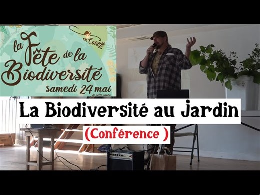 Conférence | La biodiversité au jardin