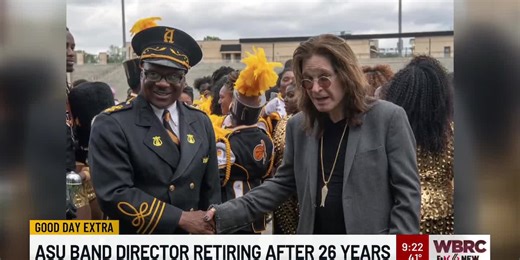 Alabama State band director retiring after 26 years