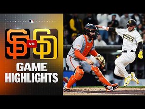 Giants vs. Padres Game Highlights (3/31/26) | MLB Highlights