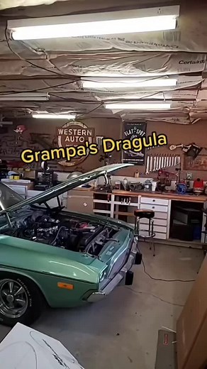 The Dragula is a drag strip car built by Grandpa in the episode of The Munsters: "Hot Rod Herman." George Barris built The Dragula and The Munster Koach for the TV show: The Munsters. The front of the vehicle sported a marble gravestone with the legend: "Born 1367, Died ?". The body of DRAG-U-LA was built from a real fiberglass coffin that Richard "Korky" Korkes was able to purchase out the back door of a funeral home in North Hollywood. The radiator was formed to look like a small brass coffin.