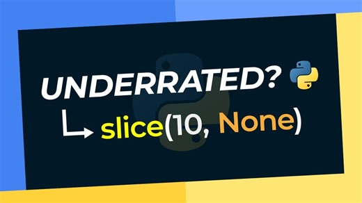 Python 切片竟然还能这么玩？用 slice 对象提升复用效率