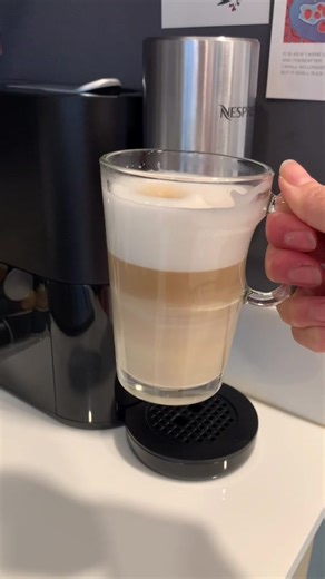 new coffee machine #nespresso #nespressoatelier #milkcoffee #lattemacchiato