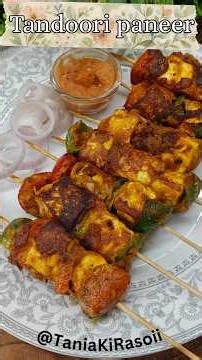 Tandoori Paneer tikka.🧀☁️✨
