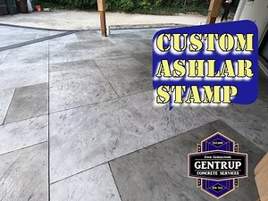 Large Custom Ashlar Slate Pattern