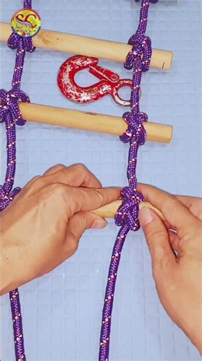 Knot rope tip diy at home 💡 Smart knot for daily use