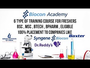 Biocon academy & Steps to apply | Bsc Msc Btech career| Lifescience biotech Course after graduation