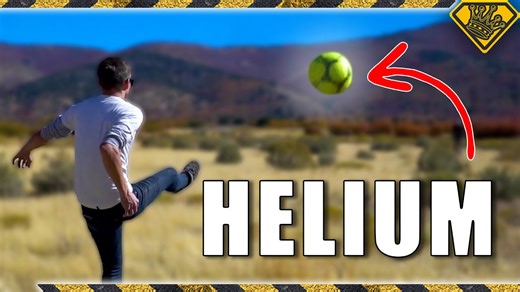 What happens when a ball is completely filled with helium