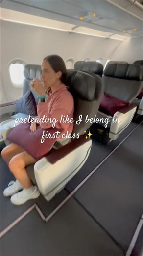 Doha → Abu Dhabi ✈️ / first class #travel #qatar #pointsandmiles