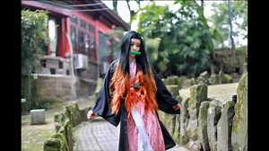 Watch Anime Kimetsu no Yaiba Cosplay Kimono Outfit on Amazon Live
