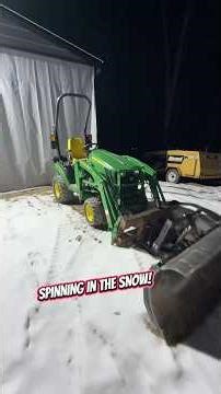 FIXING My Tractors Traction Issue! #johndeere #1025r #tractortime #snowplow