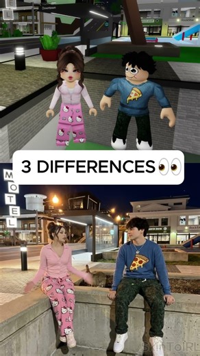 Brookhaven Avatar Differences in Real Life😍 #roblox #brookhaven #brookhaven #robloxshorts