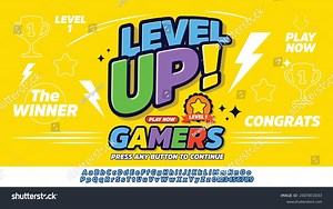 Game Level Screen Video Game Achievement Stock Vector (Royalty Free) 2507872033 | Shutterstock