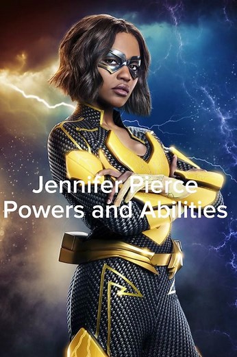 Jennifer⚡️#fyp #fypシ #4u #dc #powers #blacklightning #electricity #jenniferpierce #jeffersonpierce #anissapierce #lightning #pureenergy #flash #supergirl #thunder