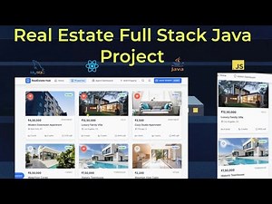 Learn & Build Java Full Stack + AI, Real Estate Project Project Using Spring, React, MYSQL