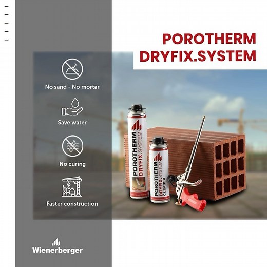 15 reactions | Porotherm Dryfix.System is a revolutionary product...