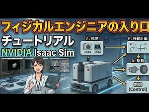 フィジカルエンジニア Isaac Simチュートリアル 動くロボットを作ってみよう