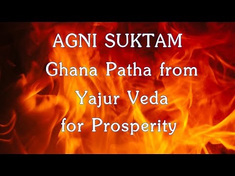Agni Suktam - Samaastva Agne | Vedic Chant for Prosperity | Yajur Veda | Ghana Patha | Sri. K Suresh