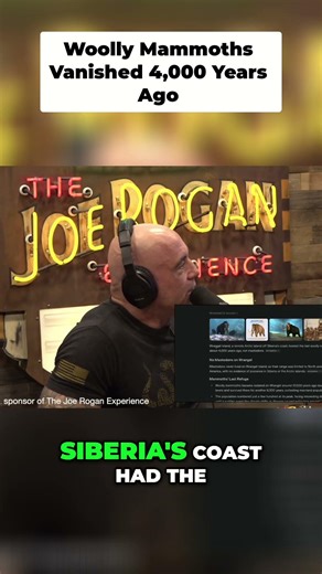 Mammoth Extinction Timeline SHOCKS: Before the PYRAMIDS! #shorts