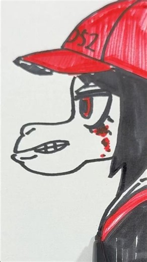 Seriously Drawing the Side Profile of Yararara Teto! #つっしーの筆