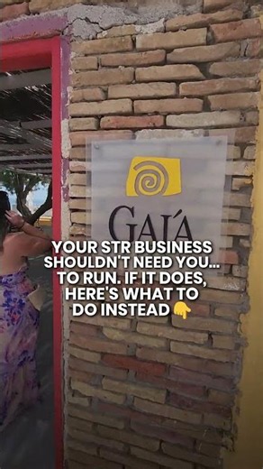 YOUR STR BUSINESS SHOULDN'T NEED YOU... TO RUN. IF IT DOES, HERE'S WHAT TO DO INSTEAD 👇