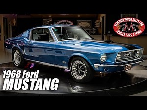 1968 Ford Mustang Fastback GT 428CJ For Sale Vanguard Motor Sales #0908
