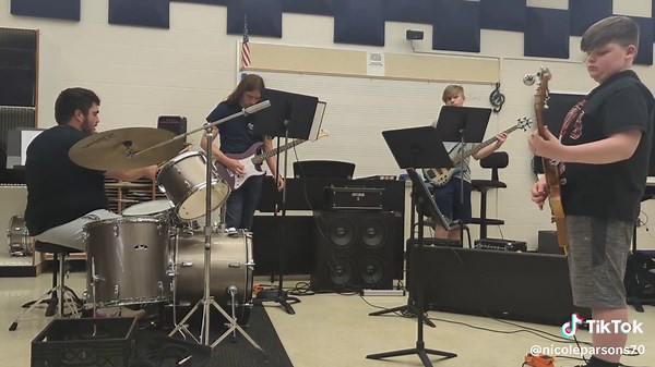 Kid Band Practice: Rocking It Out