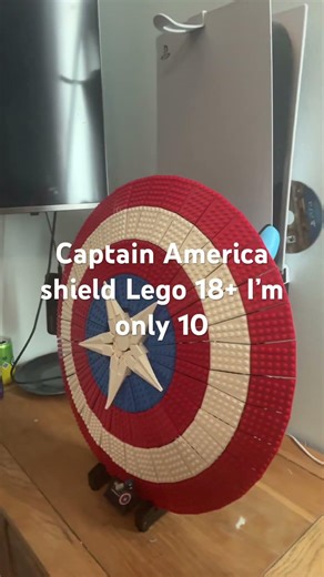 I build the Captain America shield Lego