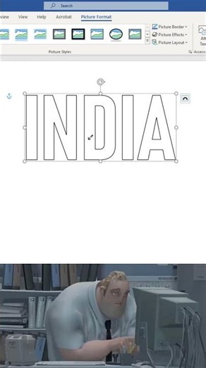 Do you know this ms word trick 😱 #msword #office #document