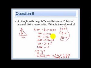 4.7 - Complete the Square